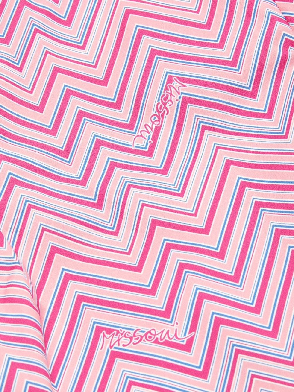 Missoni Abito in cotone con stampa zig zag Prezzo Ridotto