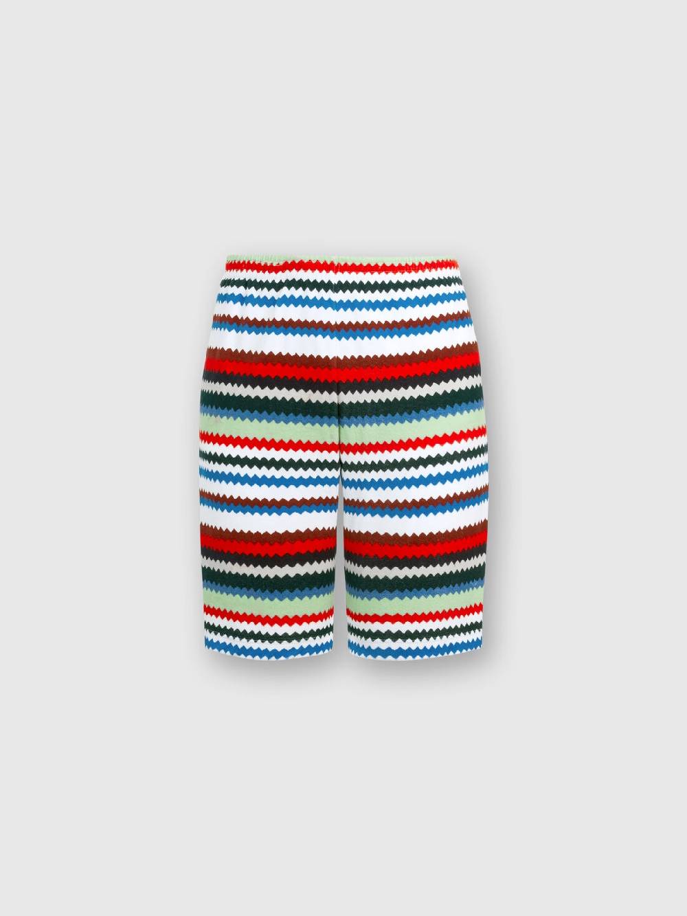 Missoni Shorts in spugna stampa zig zag Presa