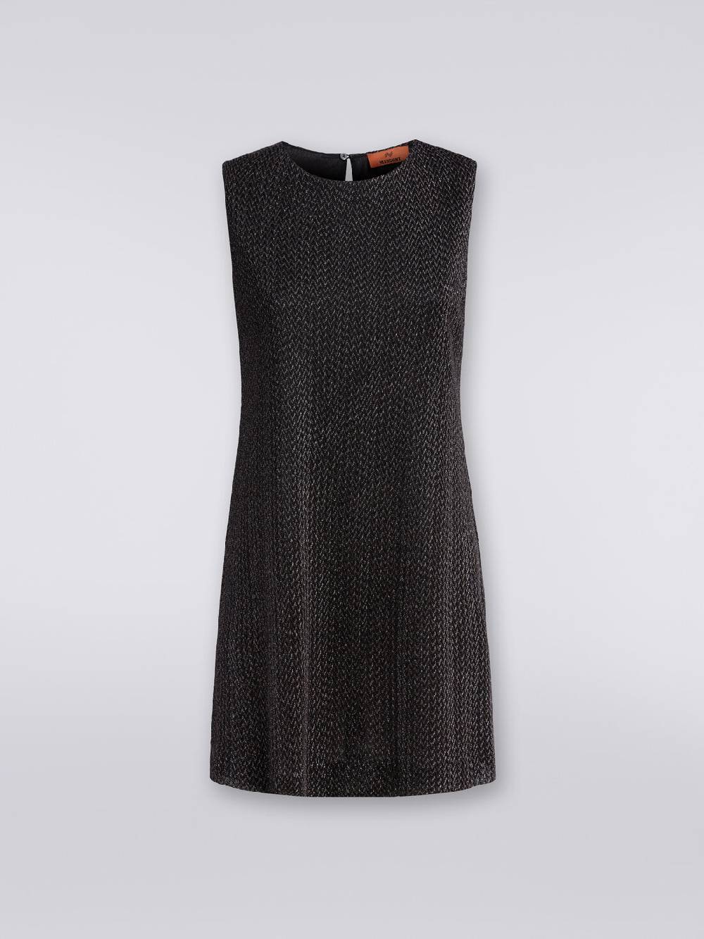 Missoni Mini-abito senza maniche in viscosa lamé Saldi Di Fabbrica