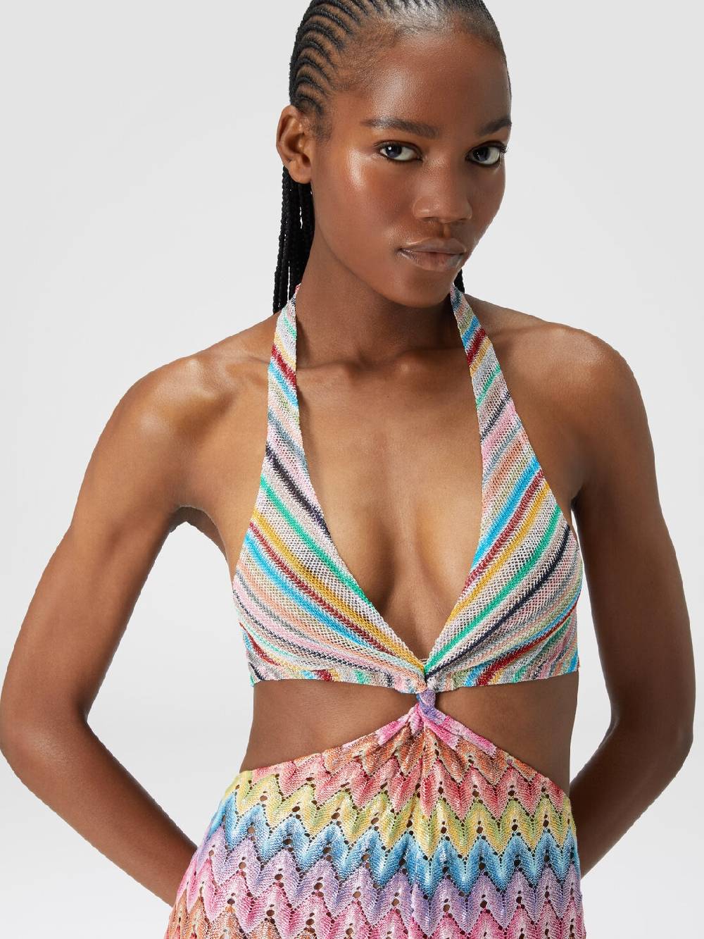 Missoni Tuta patchwork in misto cotone con dettagli cut out In Linea