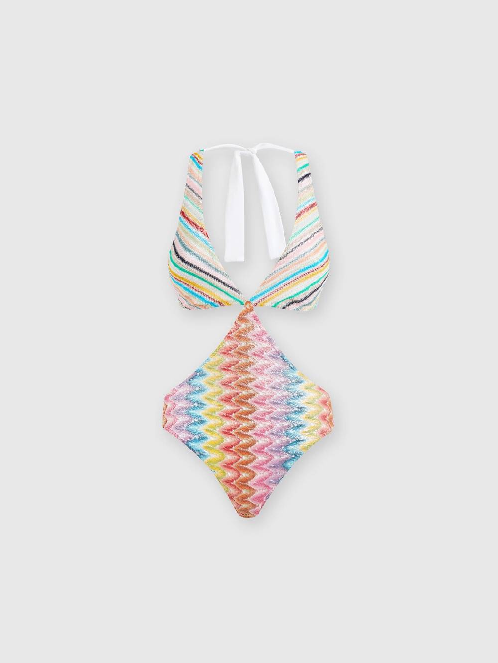 Missoni Costume intero patchwork con dettagli cut out Nuovo