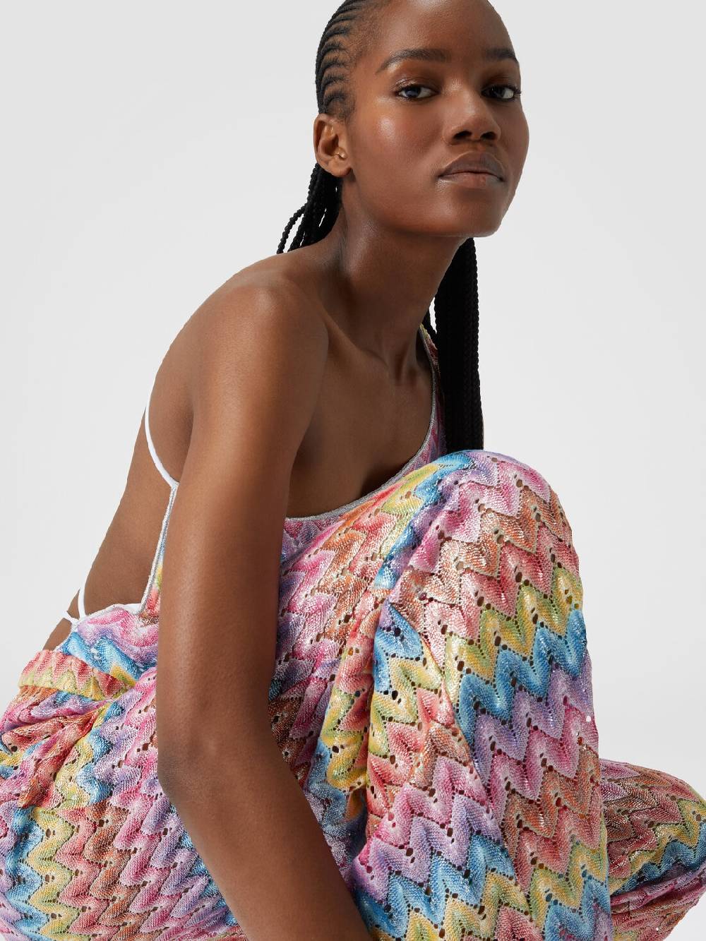 Missoni Pantaloni in pizzo di misto cotone spalmato Spedizione Gratuita