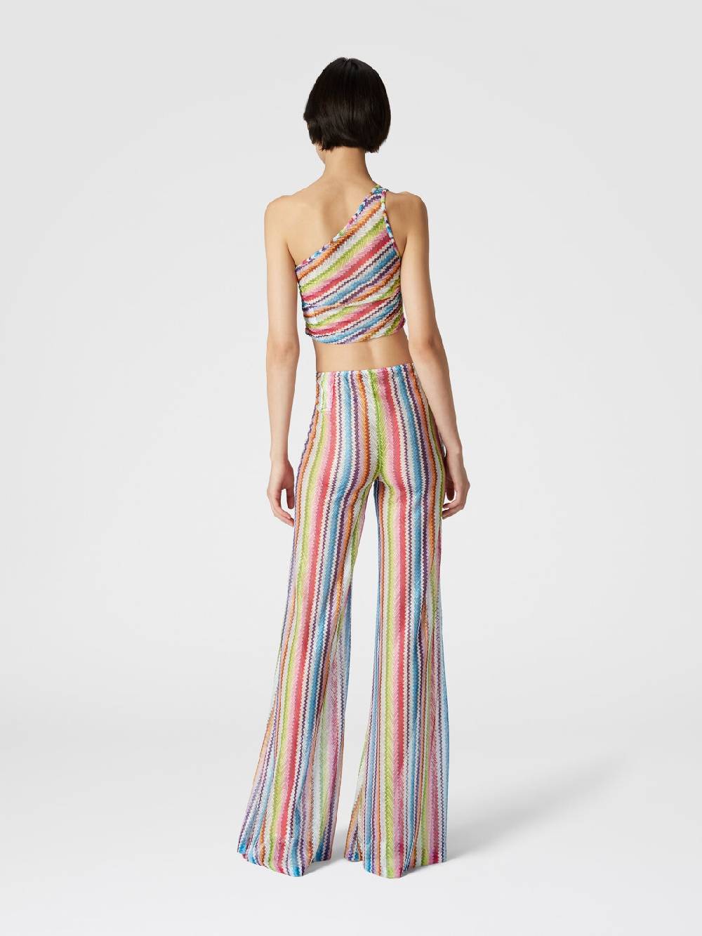 Missoni Pantaloni copricostume a vista bassa stampa zig zag Negozi Online