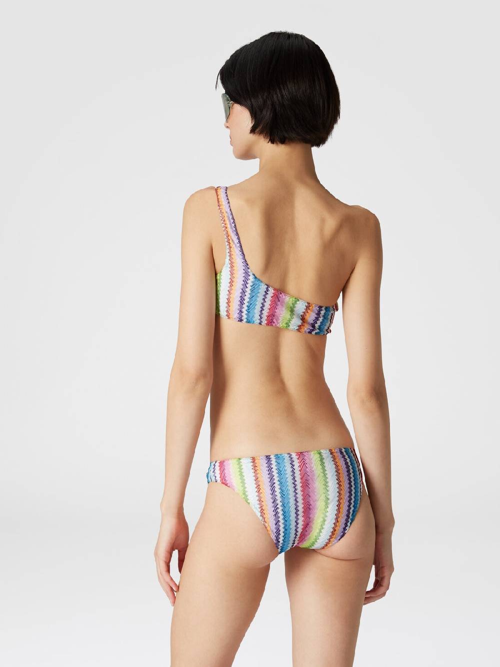 Missoni Bikini monospalla stampa zig zag Acquista Ora