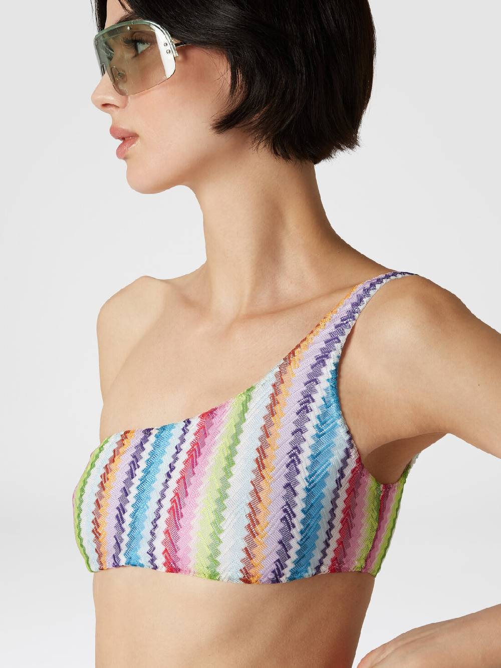 Missoni Bikini monospalla stampa zig zag Acquista Ora