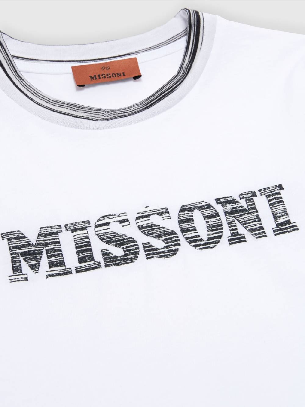Missoni T-shirt in jersey di cotone con logo Fino Al -60%