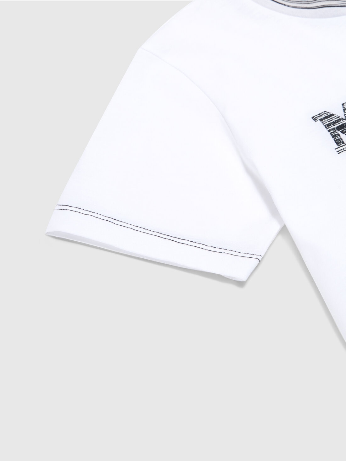 Missoni T-shirt in jersey di cotone con logo Fino Al -60%