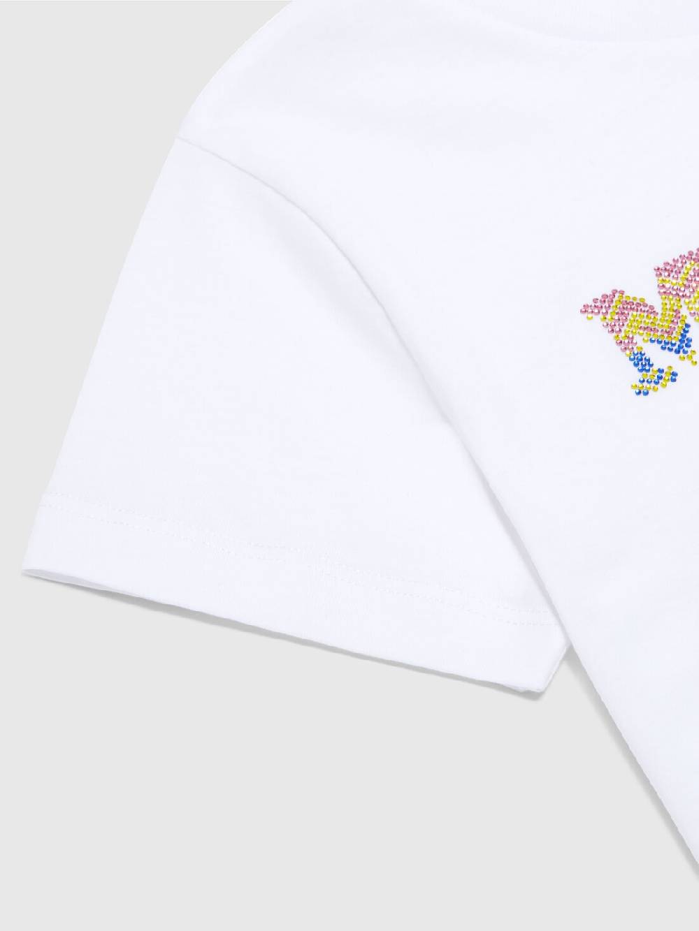 Missoni T-shirt in jersey di cotone con scritta logo chevron Shopping Online