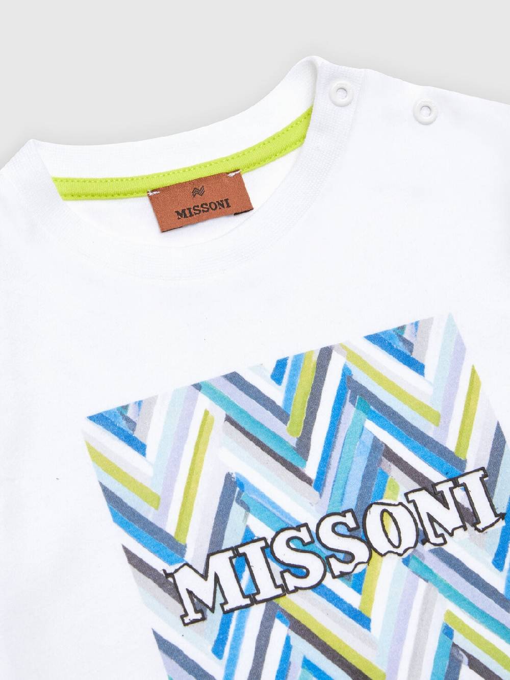 Missoni T-shirt in jersey di cotone con logo Affare Del Giorno
