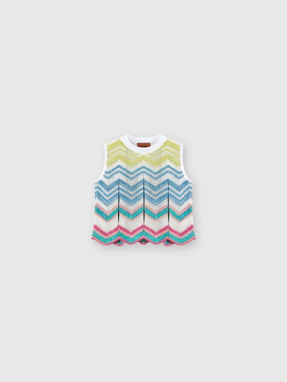 Missoni Top senza maniche in maglia di misto viscosa lamé Offerta