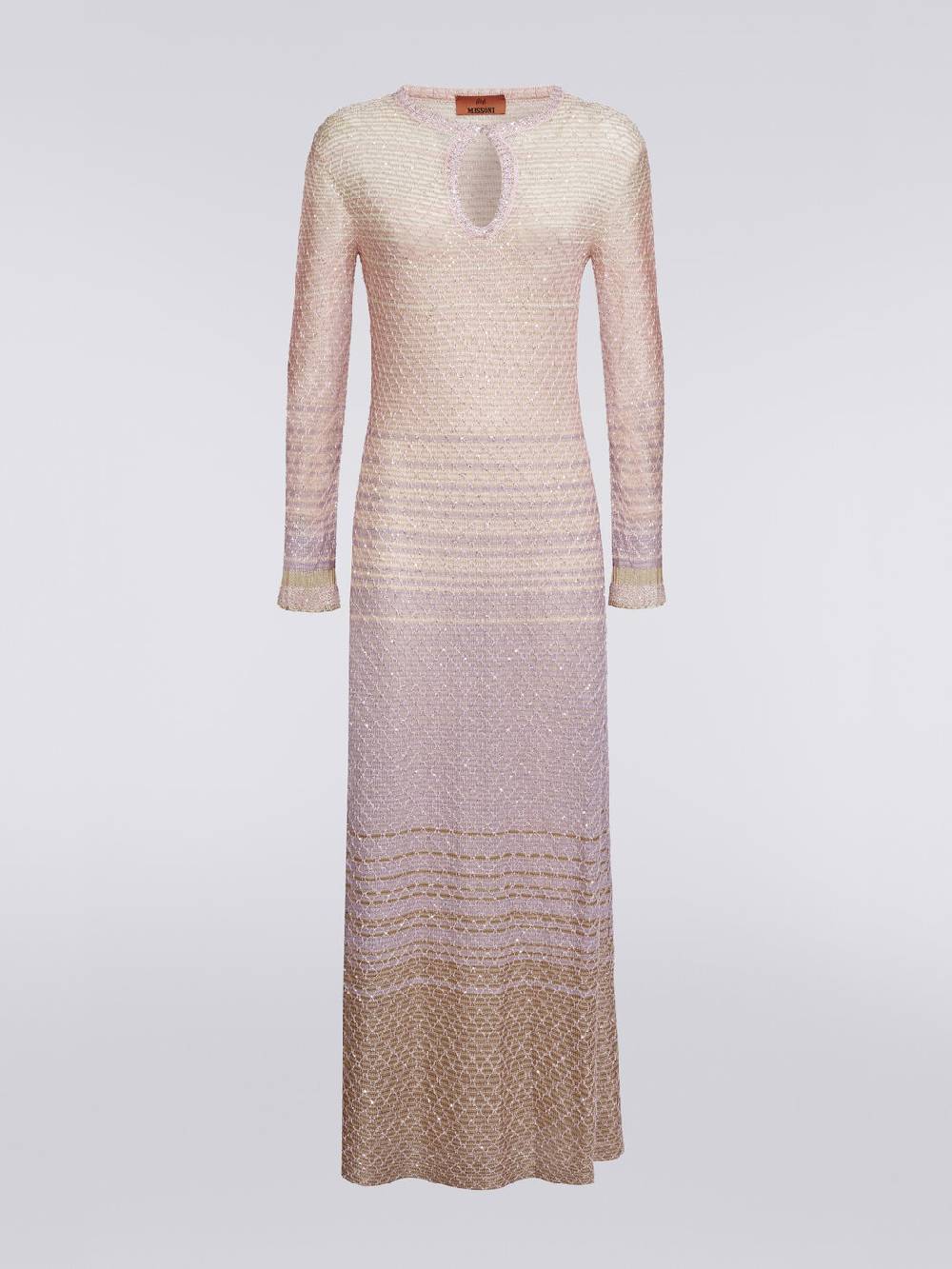 Missoni Abito lungo in maglia dégradé con paillettes Saldi