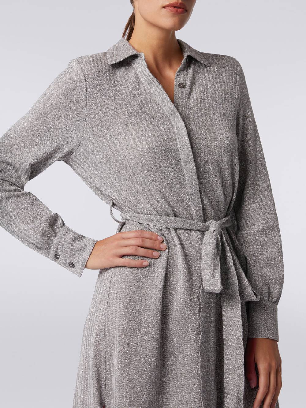 Missoni Abito in cotone e viscosa lamé Vendita Calda