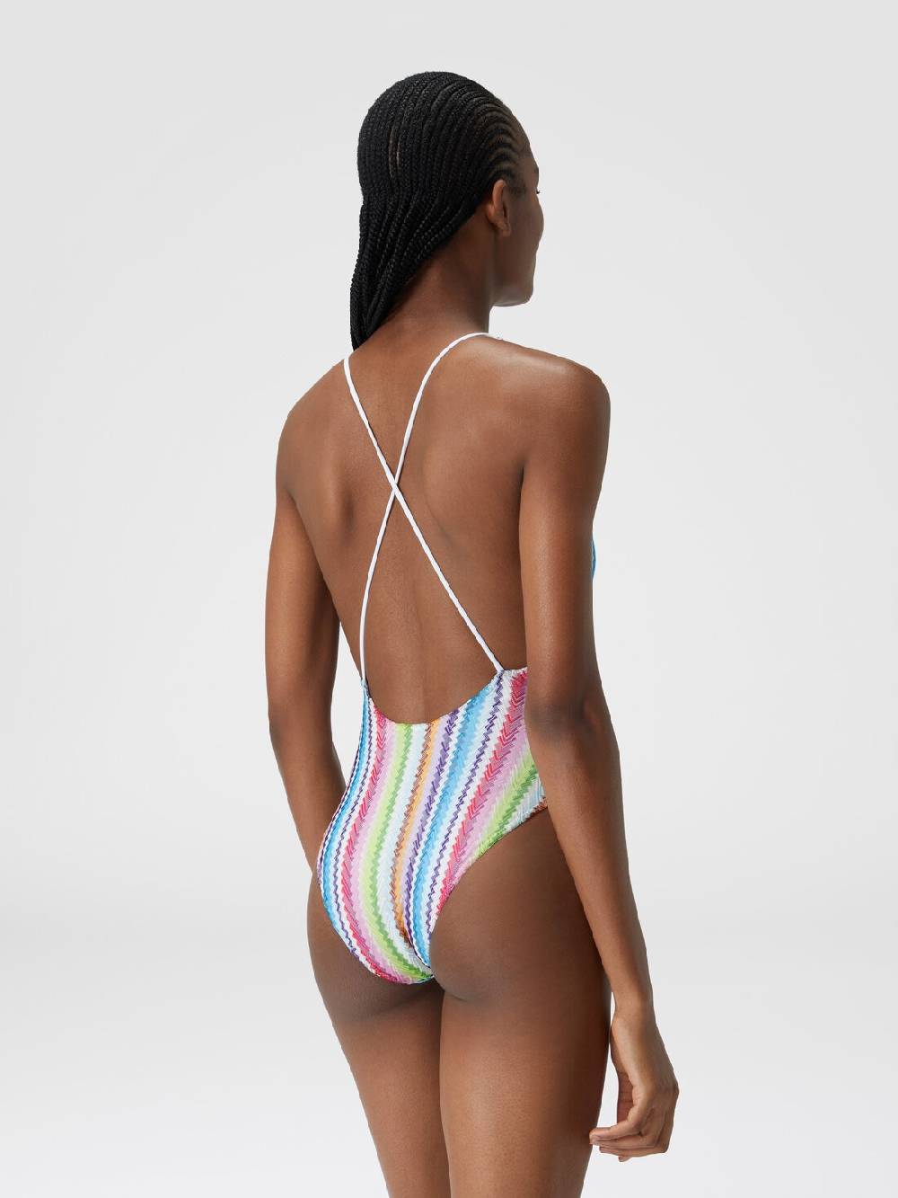 Missoni Costume intero stampa zig zag con scollatura a V Negozio