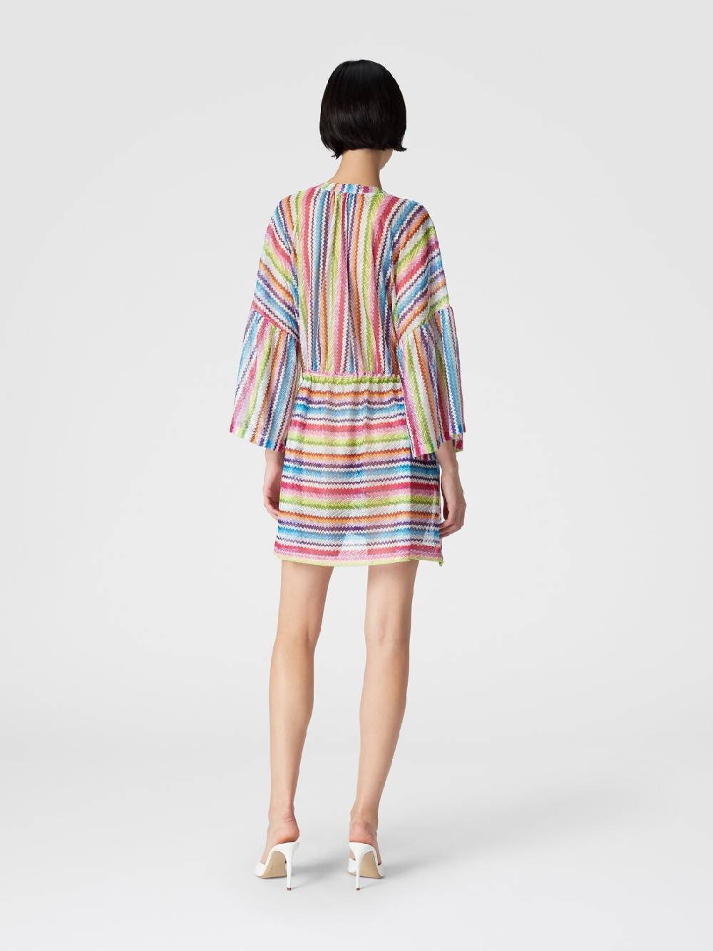 Missoni Caftano copricostume corto stampa zig zag Moda