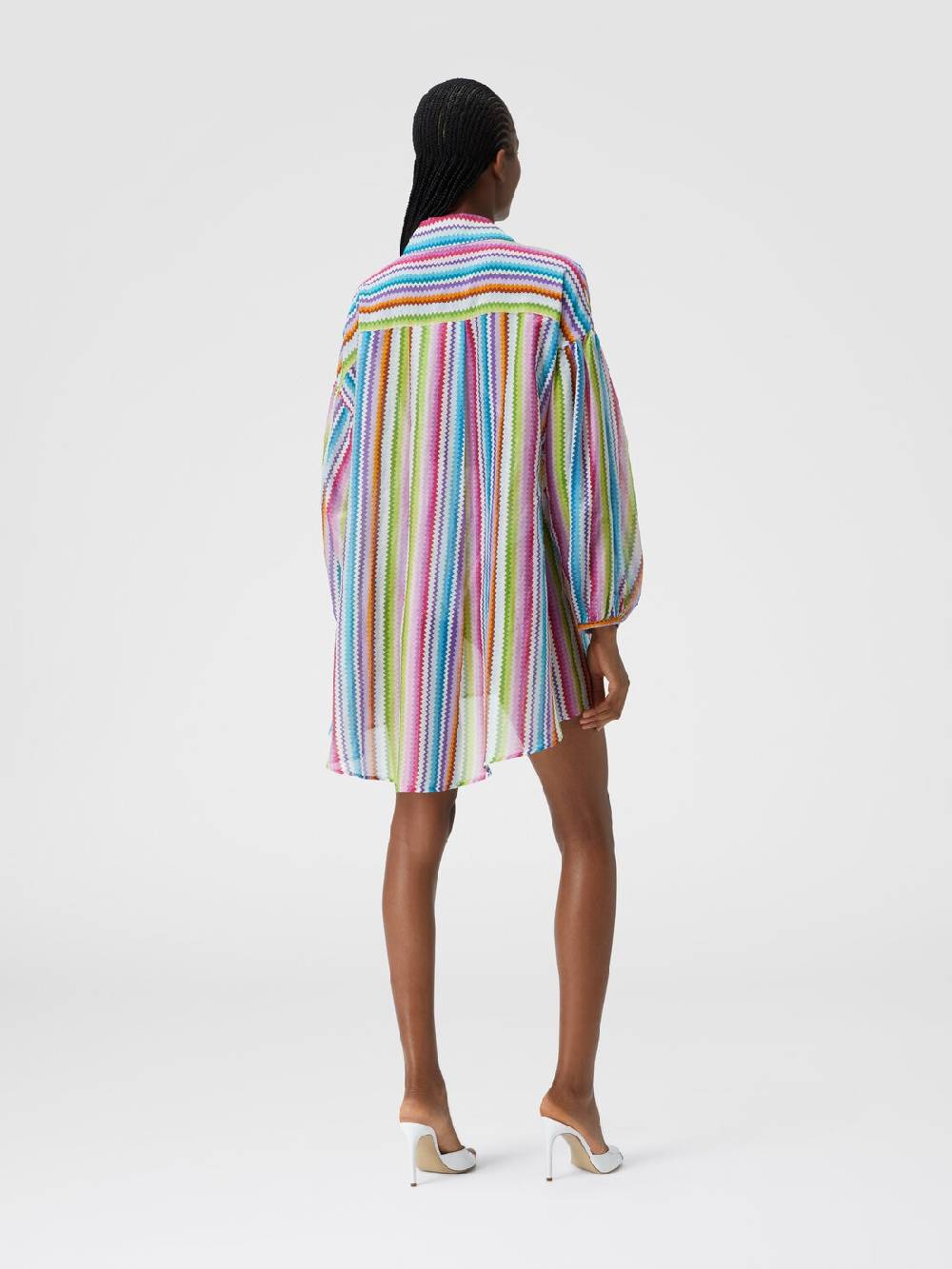 Missoni Camicia oversize in seta e cotone stampata Negozio