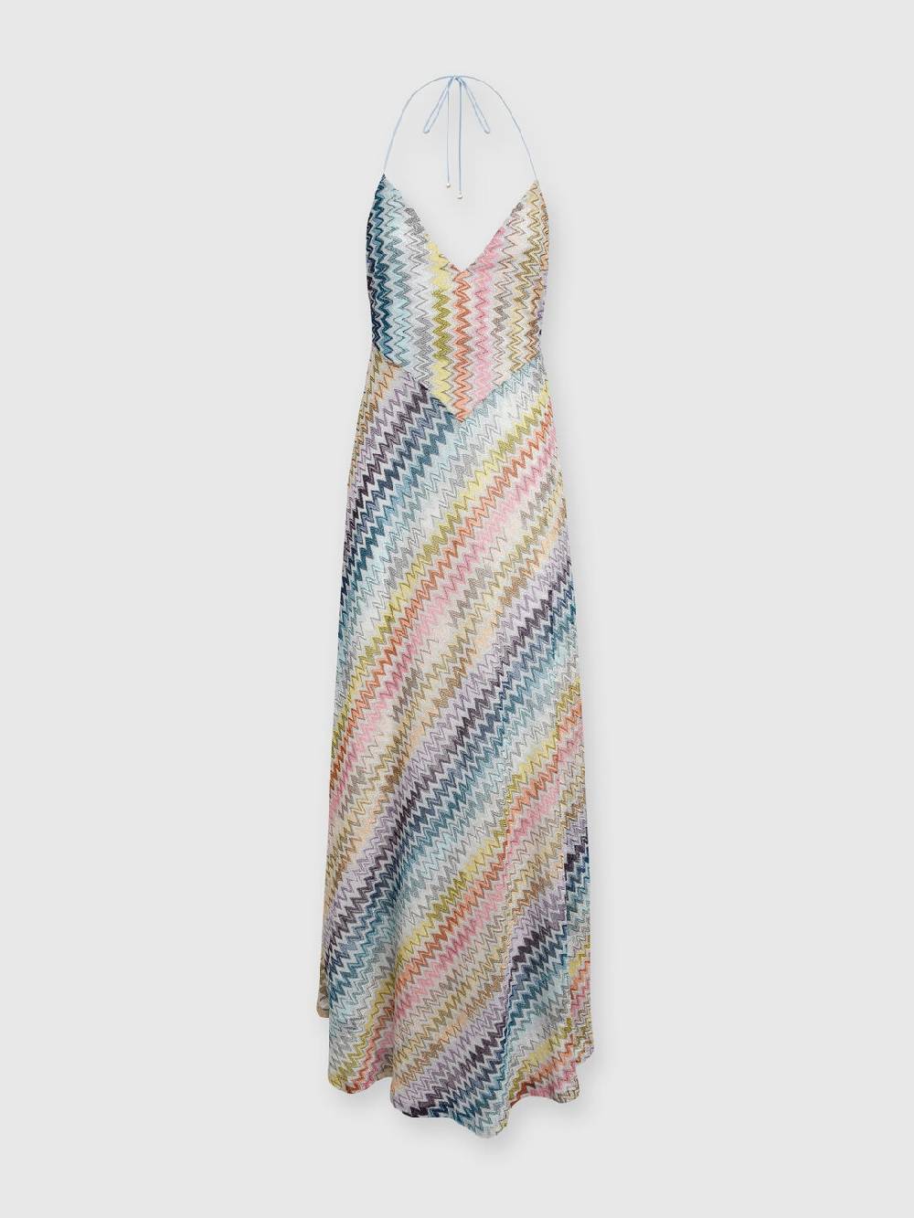 Missoni Slip dress con laccetto sul collo e applicazioni in perle 2025