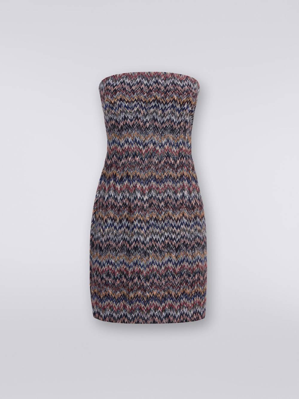 Missoni Mini-abito in viscosa lamé chevron Qualità
