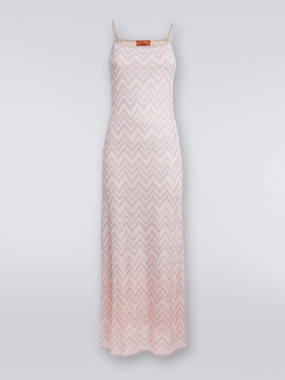 Missoni Abito lungo senza maniche in viscosa lamé zig zag Acquista Ora