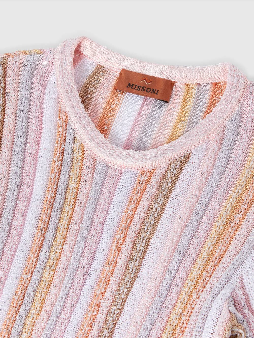 Missoni Abito a maniche corte in maglia di viscosa plissée Affare Del Giorno