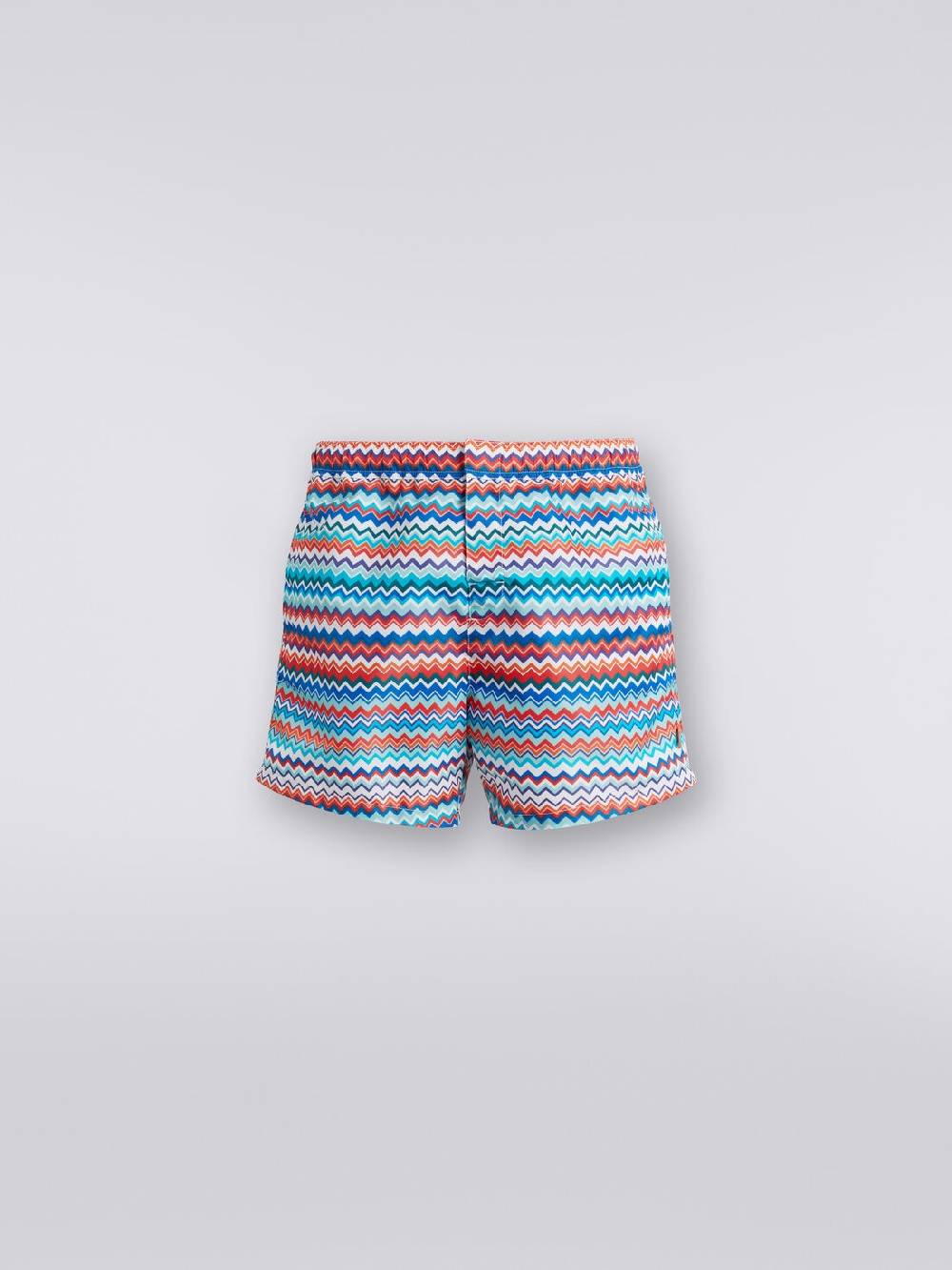 Missoni Boxer mare in nylon stampa zig zag Offerte