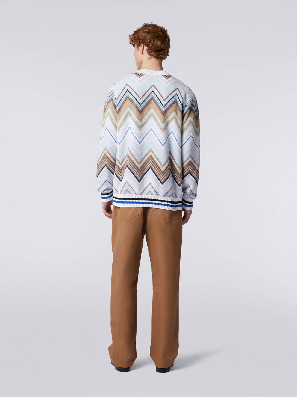 Missoni Cardigan in misto cotone chevron Vendita Economica