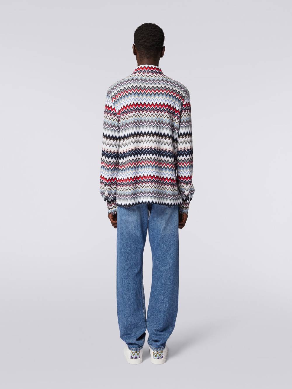 Missoni Camicia a maniche lunghe in cotone zig zag I Più Venduti