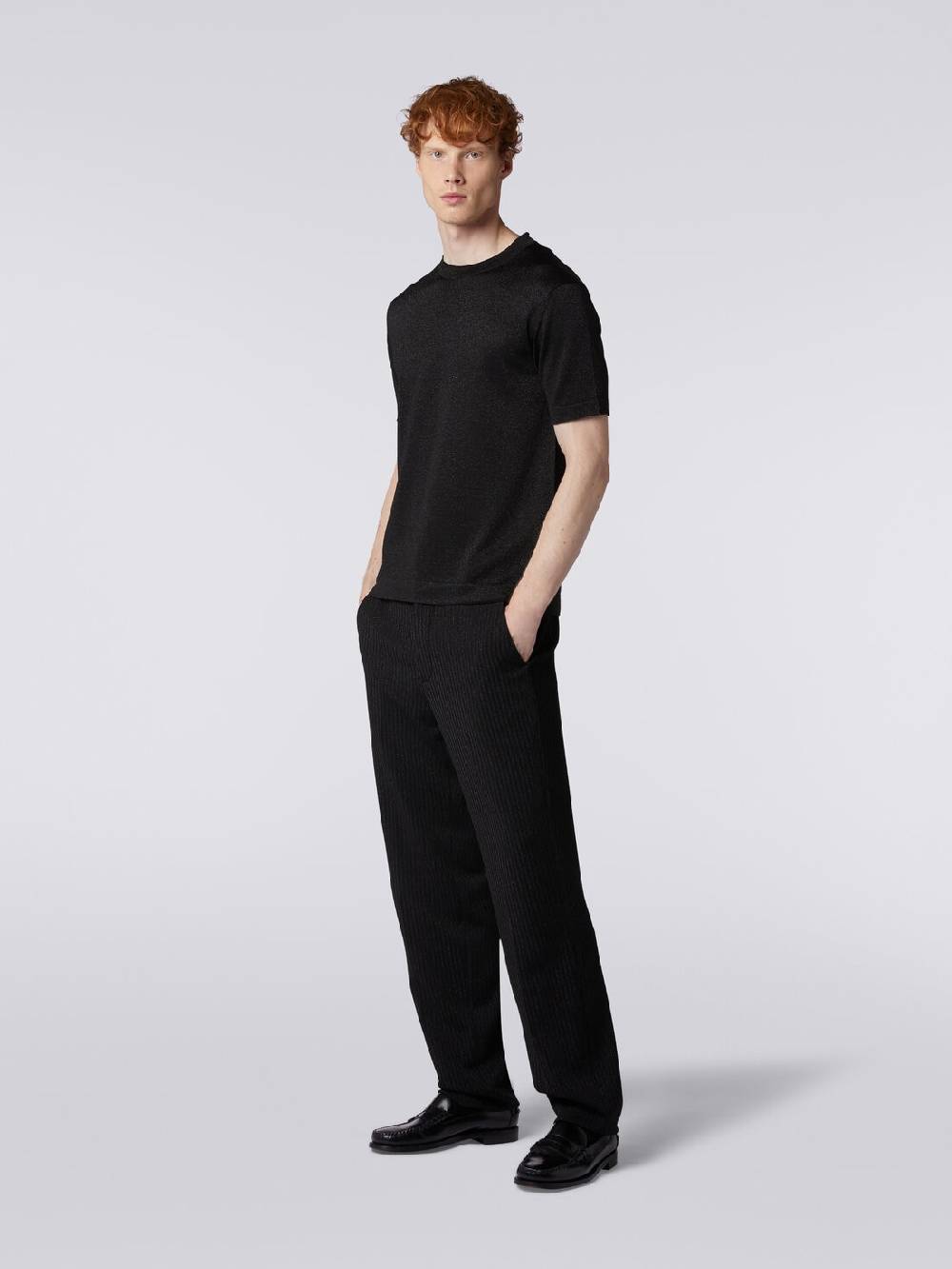 Missoni Pantaloni chino in viscosa con lurex Vendite Flash