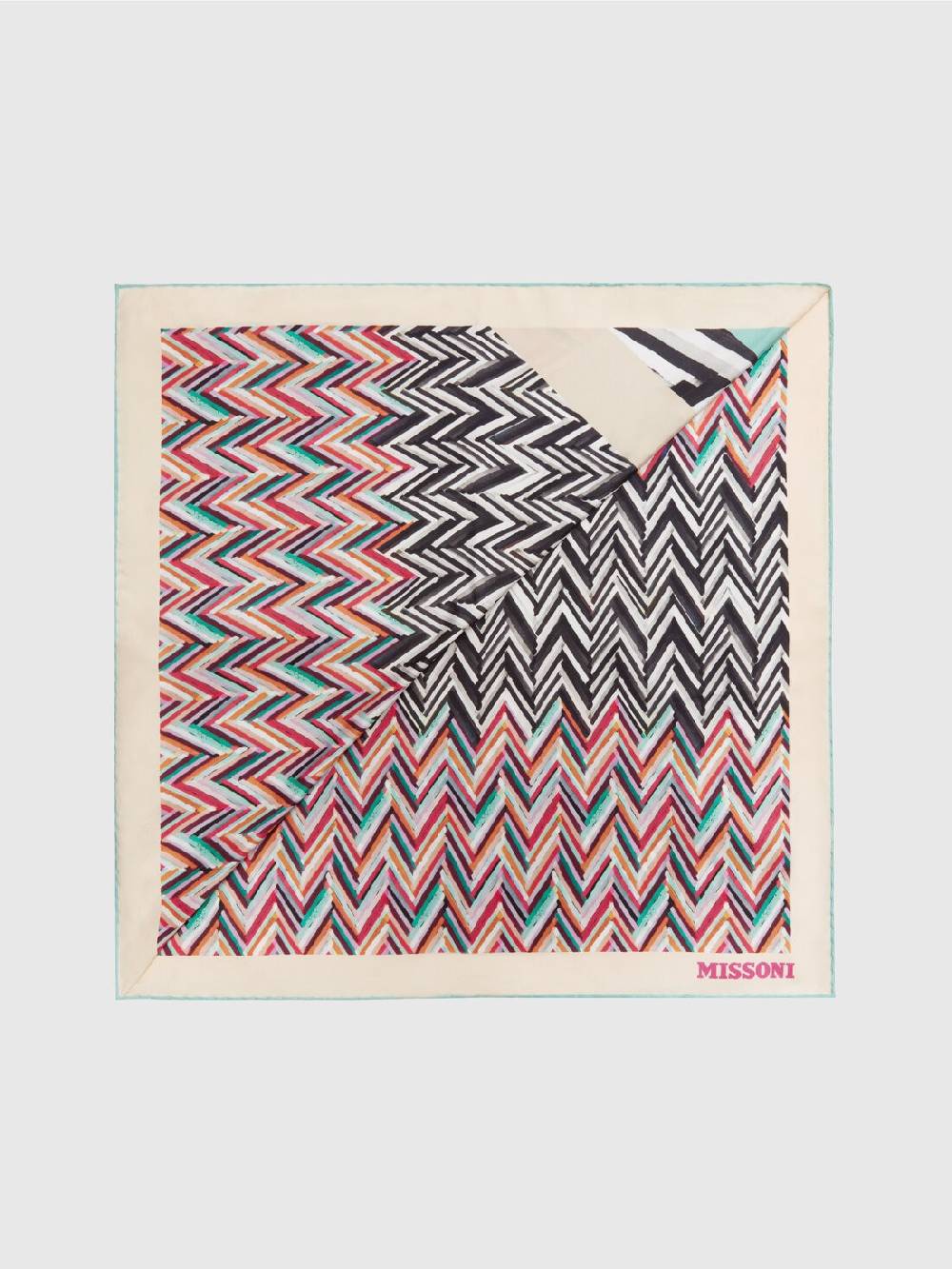 Missoni Foulard in seta con multilavorazione