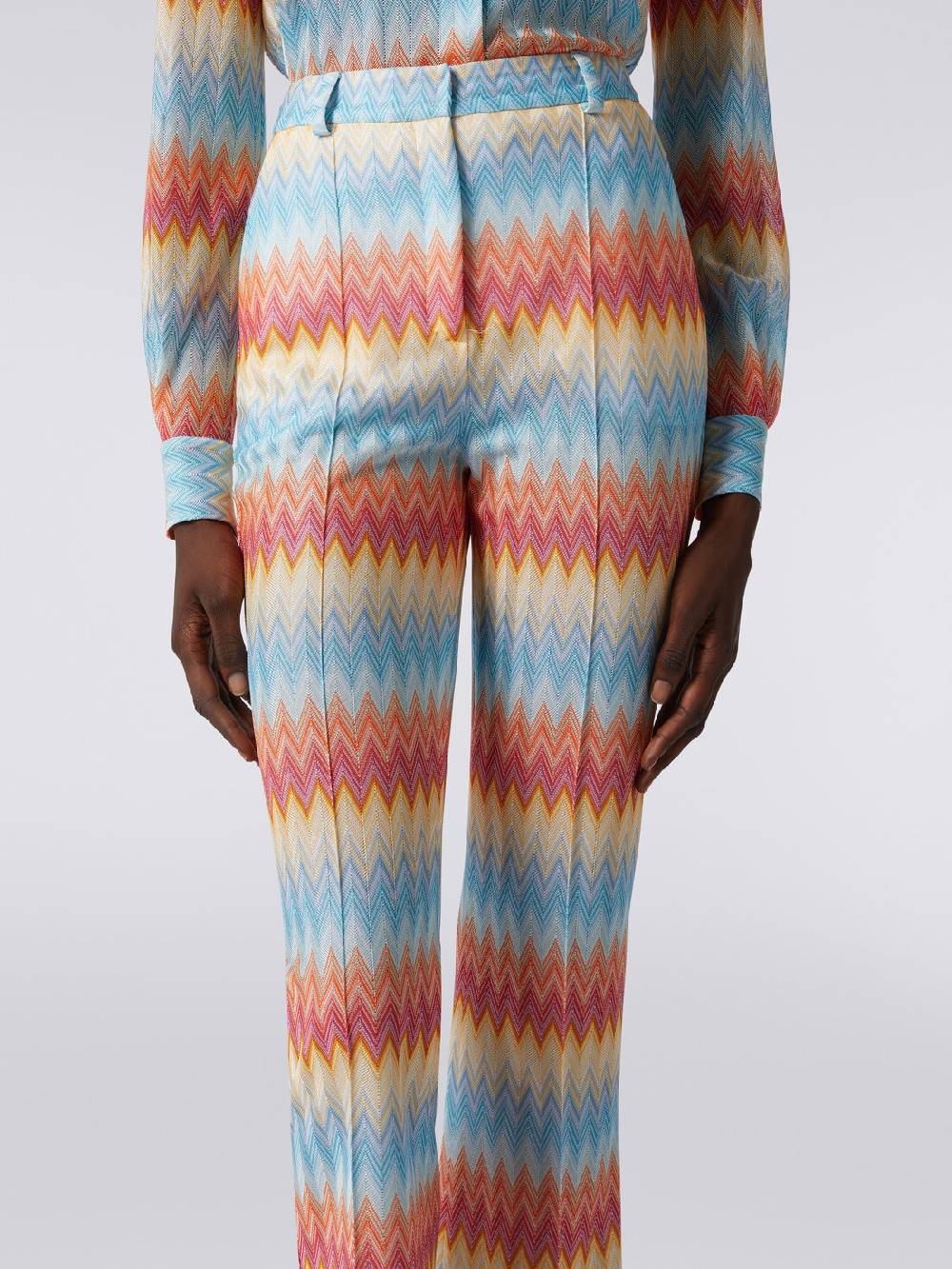 Missoni Pantaloni capri in viscosa chevron Negozi Online