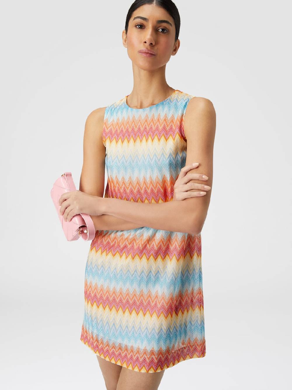Missoni Abito in viscosa zig zag Promozione Limitata