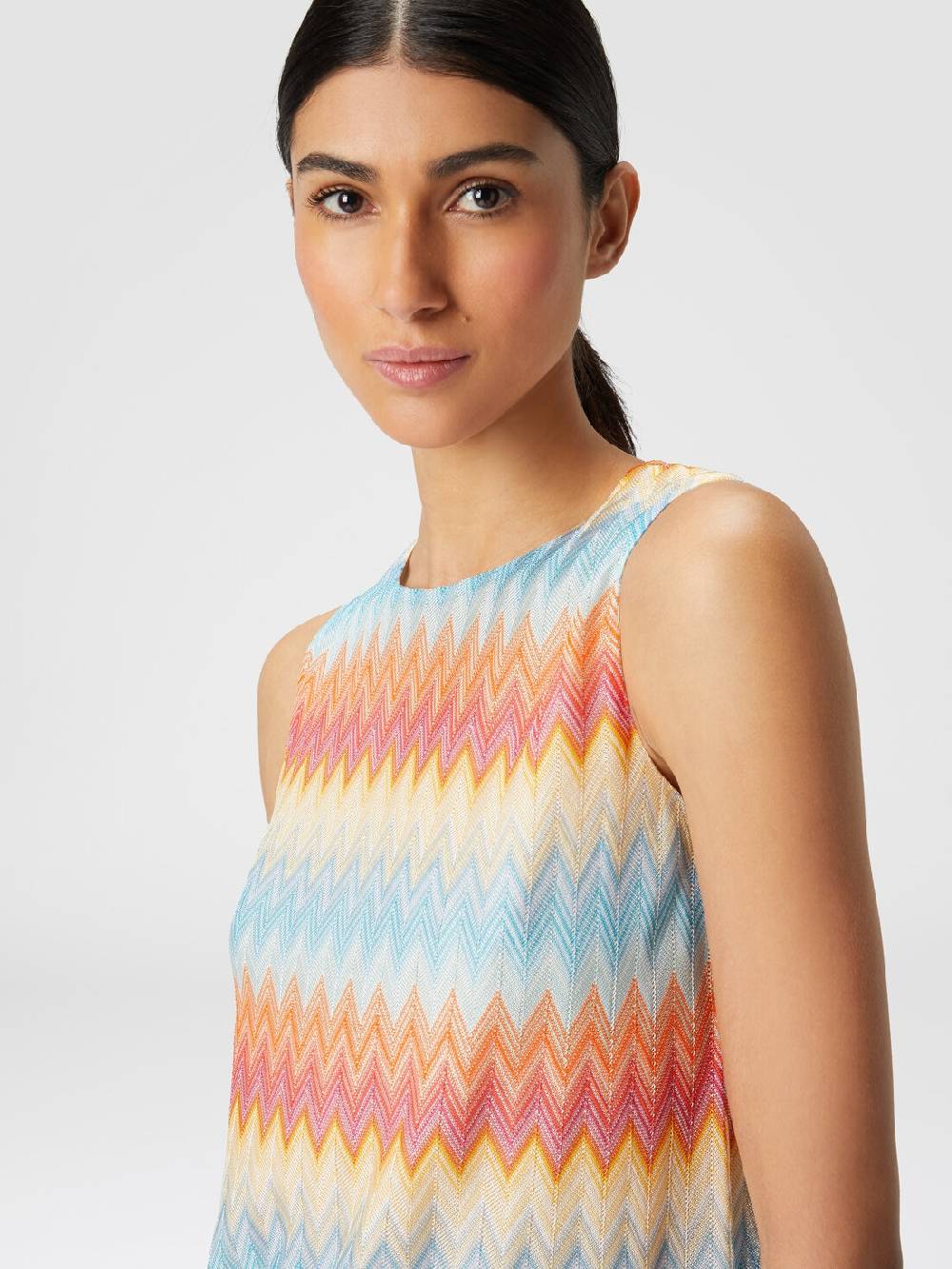 Missoni Abito in viscosa zig zag Promozione Limitata
