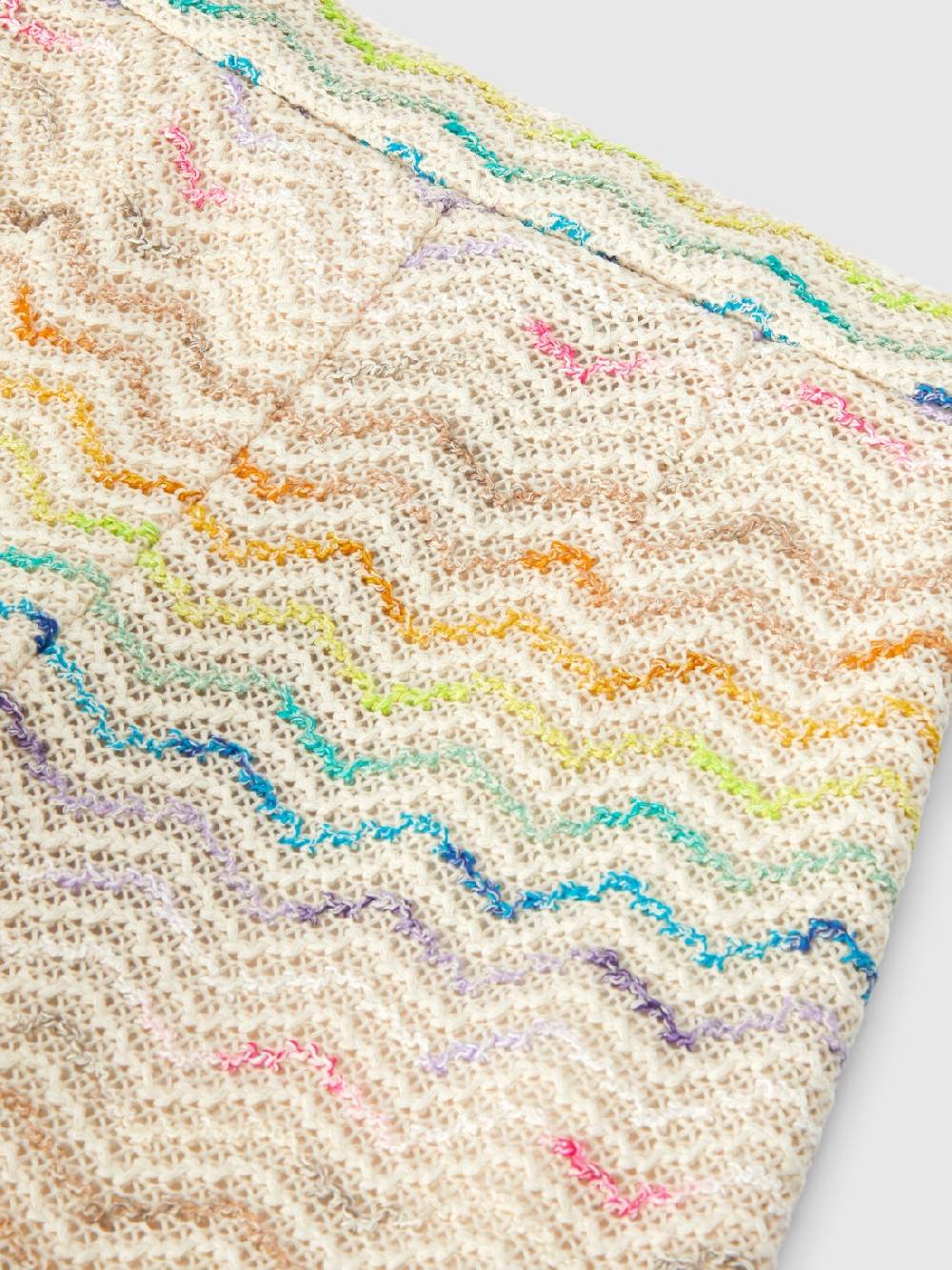 Missoni Gonna a portafoglio in misto cotone zig zag Convenienza