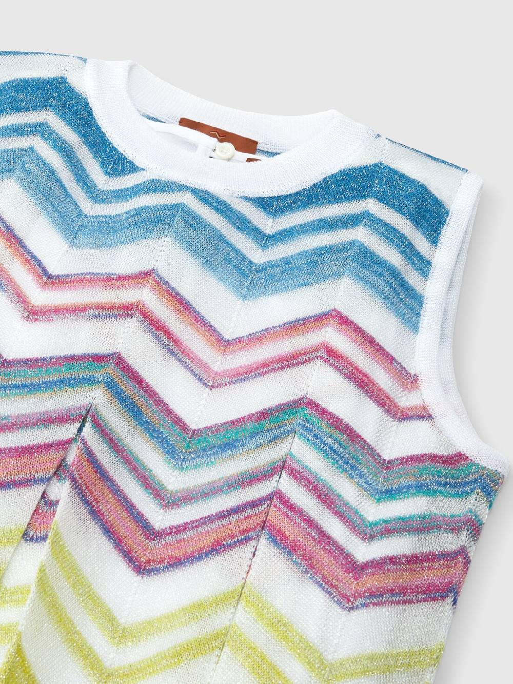 Missoni Abito in maglia di misto viscosa zig zag con lamé Novità