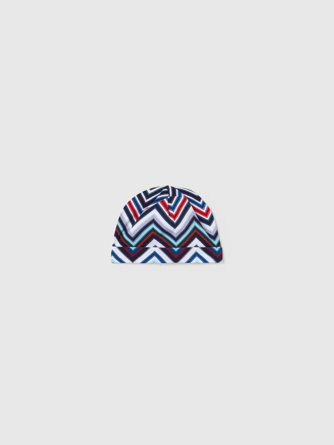 Missoni Set due pezzi con tutina e zuccotto in cotone chevron Presa