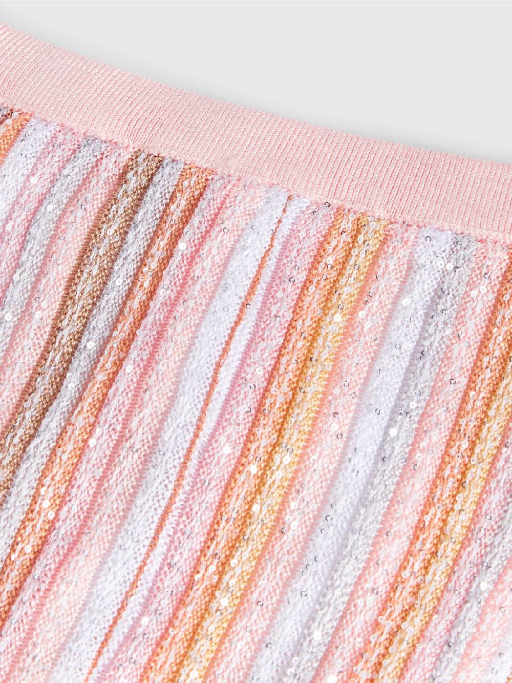 Missoni Pantaloni in maglia di viscosa plissée con paillettes Online