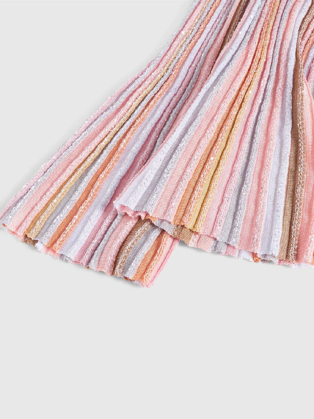 Missoni Pantaloni in maglia di viscosa plissée con paillettes Online