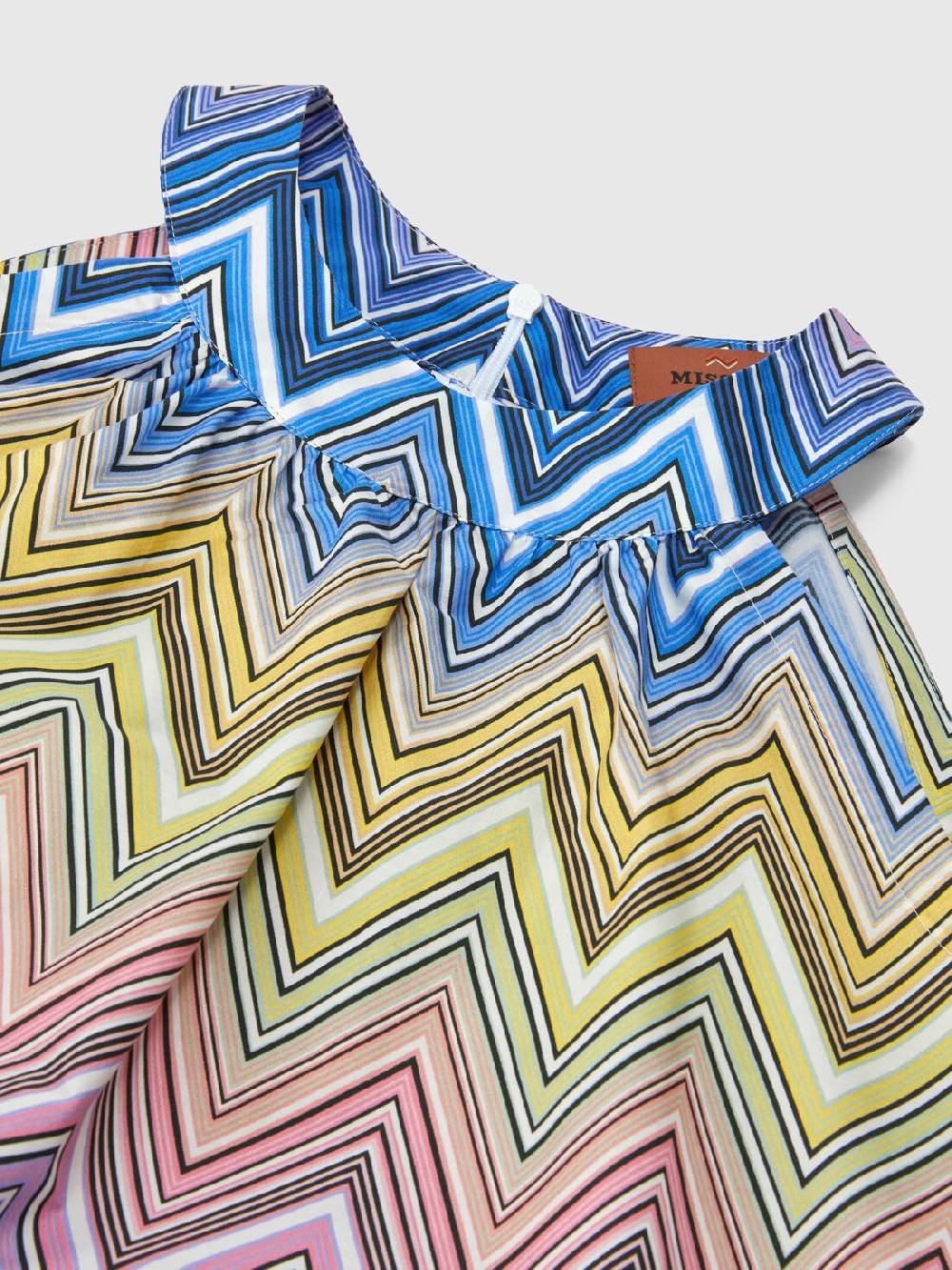 Missoni Abito in cotone chevron In Vendita