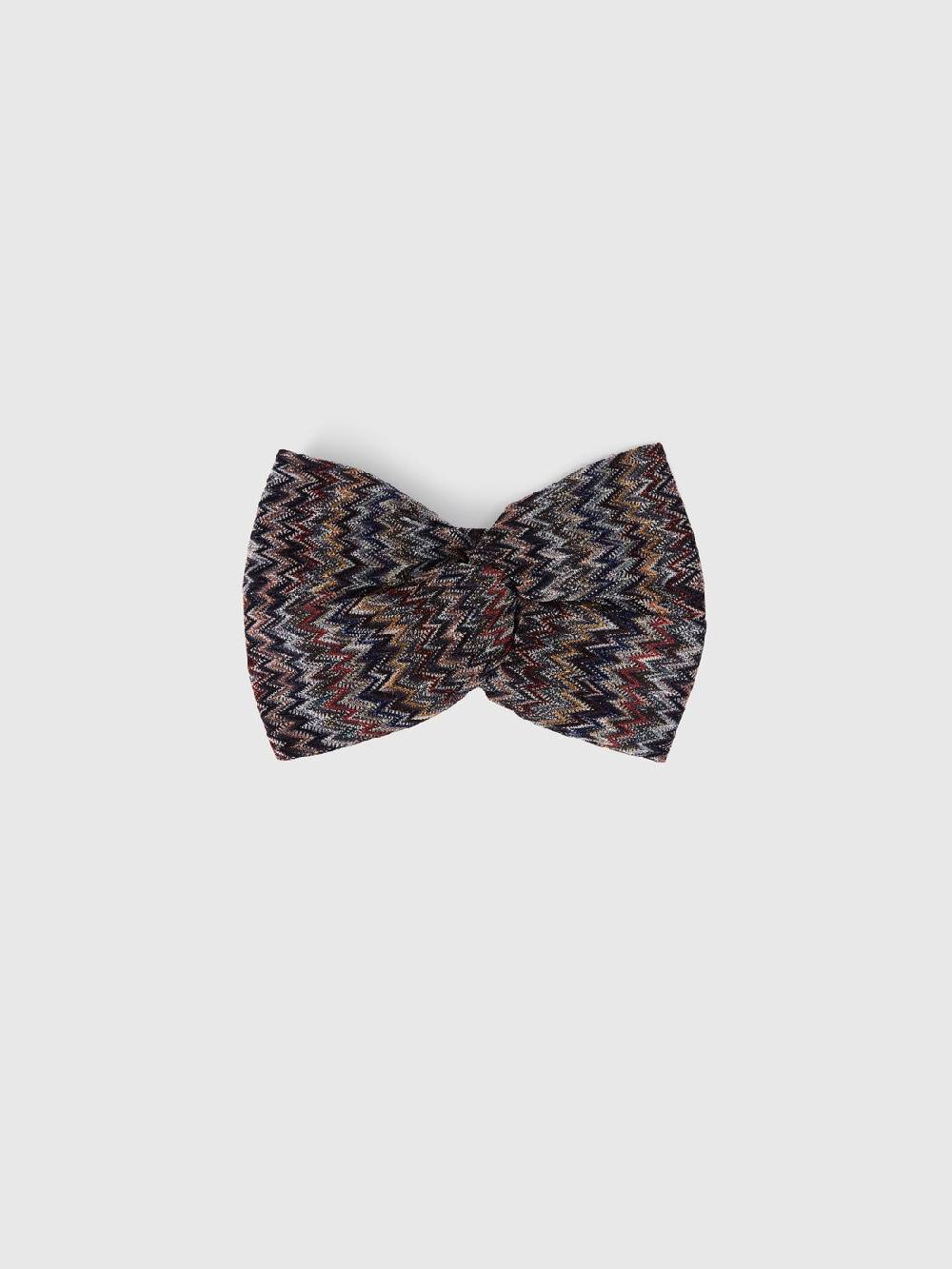Missoni Fascia in viscosa chevron con lurex