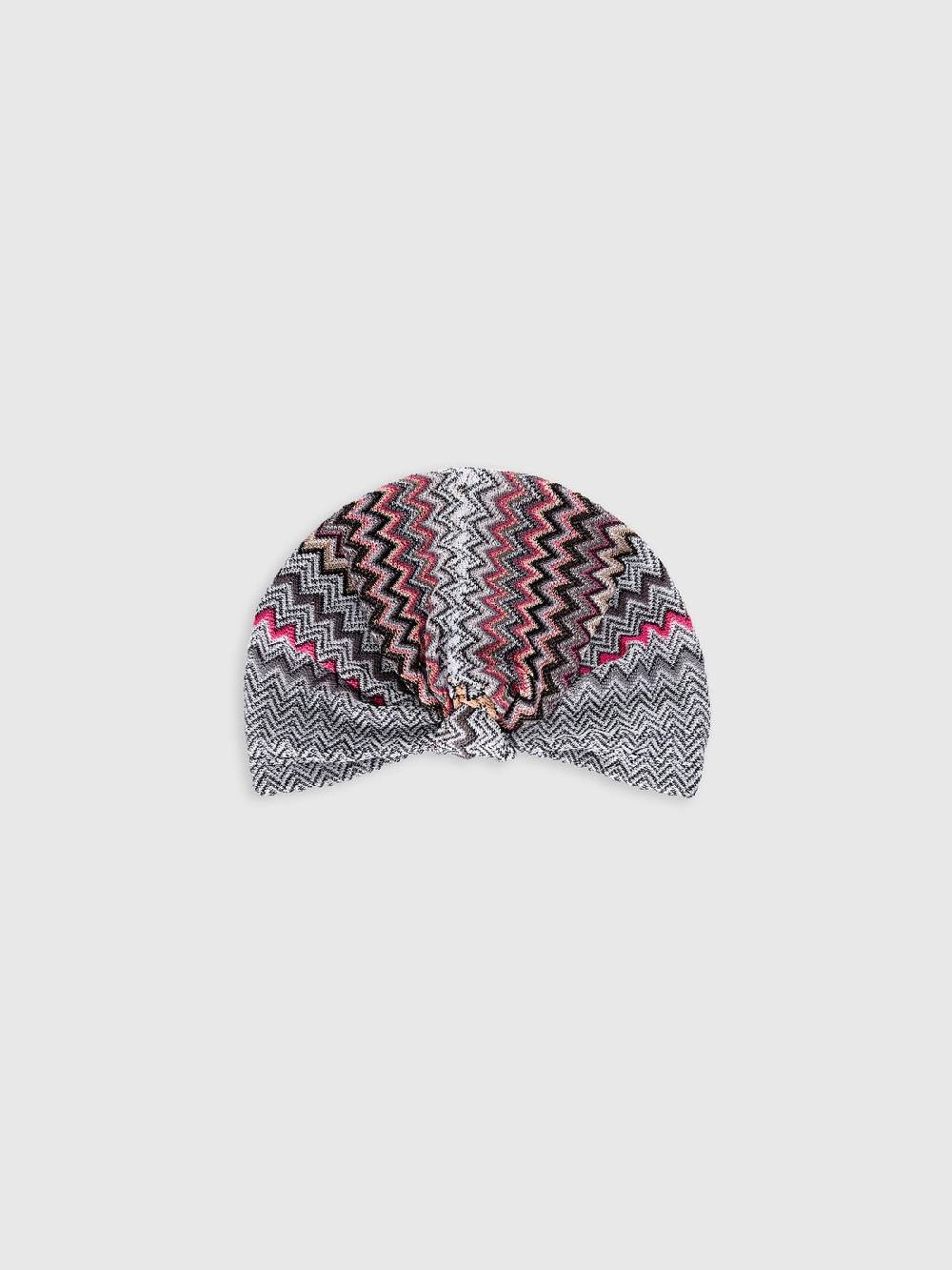 Missoni Turbante in viscosa zig zag Nuova