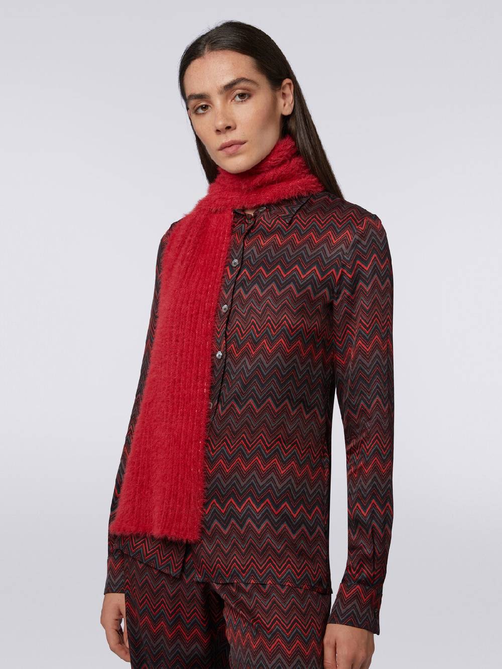Missoni Sciarpa in misto lana a due facce Moda