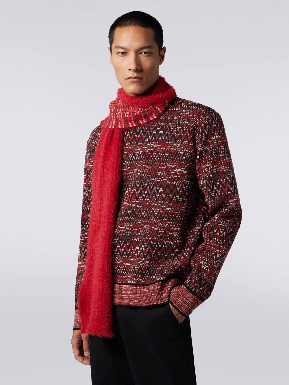 Missoni Sciarpa in misto lana a due facce Moda