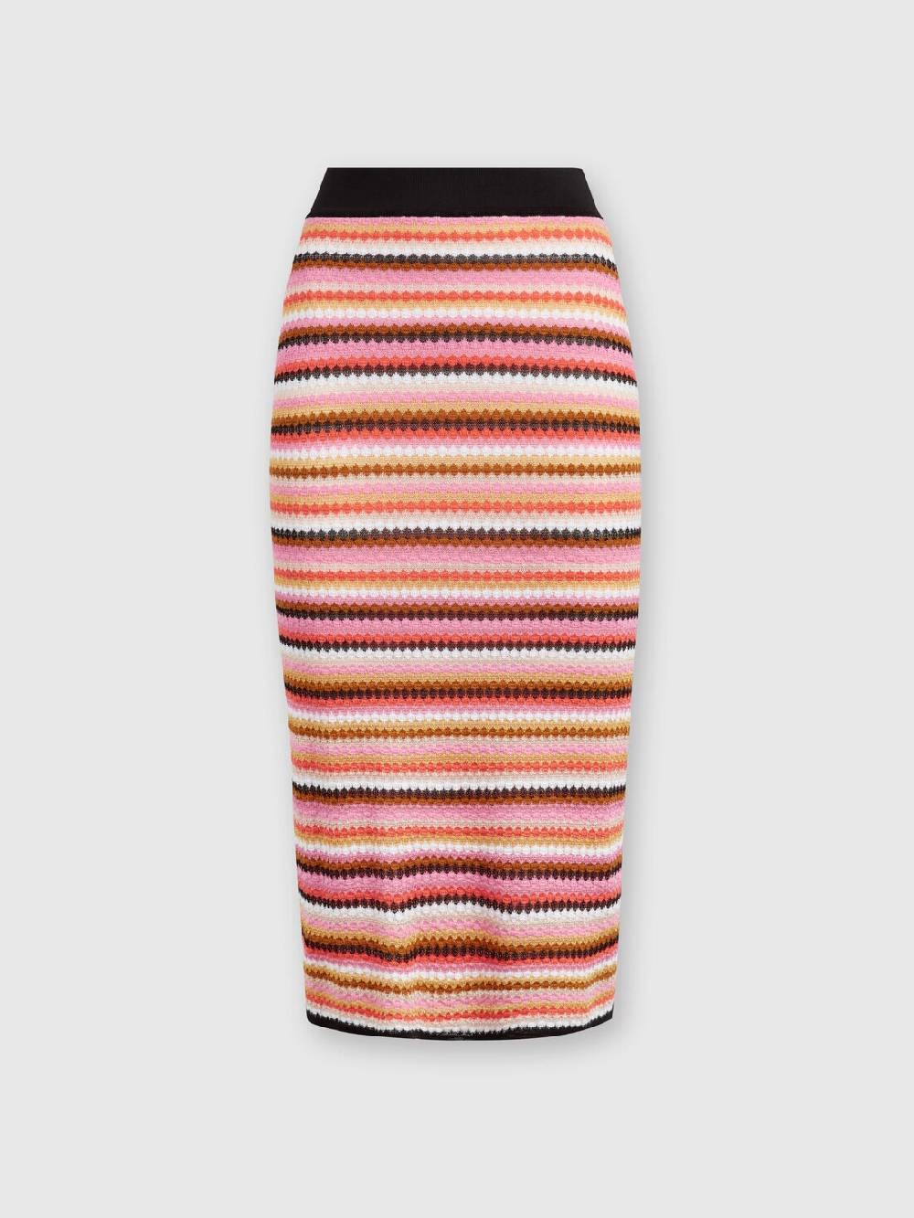 Missoni Gonna midi in cotone e viscosa zig zag Italy