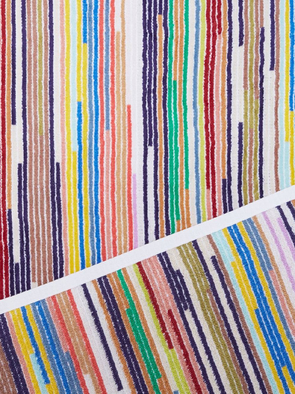 Missoni Set 2 pezzi di asciugamani da bagno Melody in spugna di cotone fiammata In Linea
