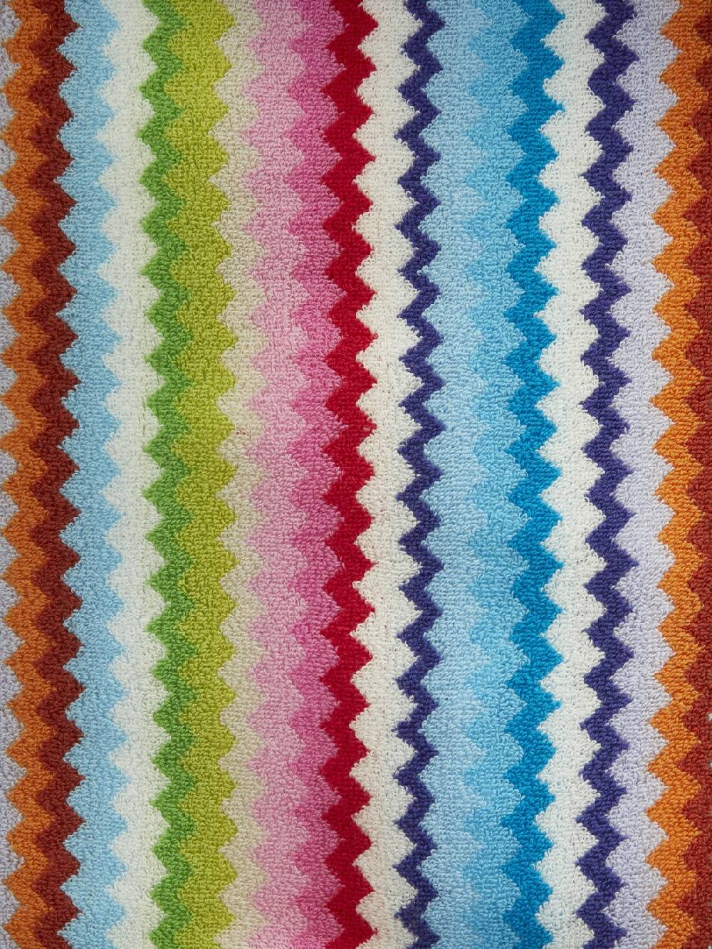 Missoni Accappatoio Riverbero in spugna di cotone zig zag Nuovo