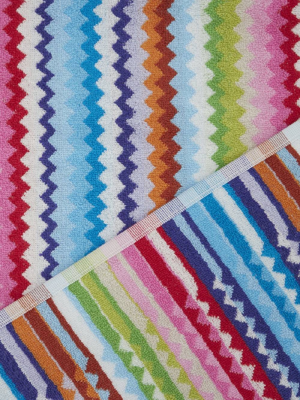 Missoni Set 5 pezzi di asciugamani da bagno Riverbero in spugna di cotone zig zag Vendita