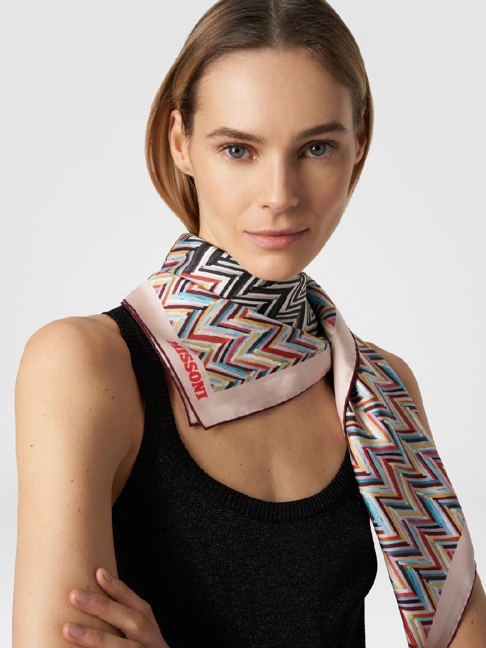 Missoni Foulard in seta con multilavorazione Acquista Ora