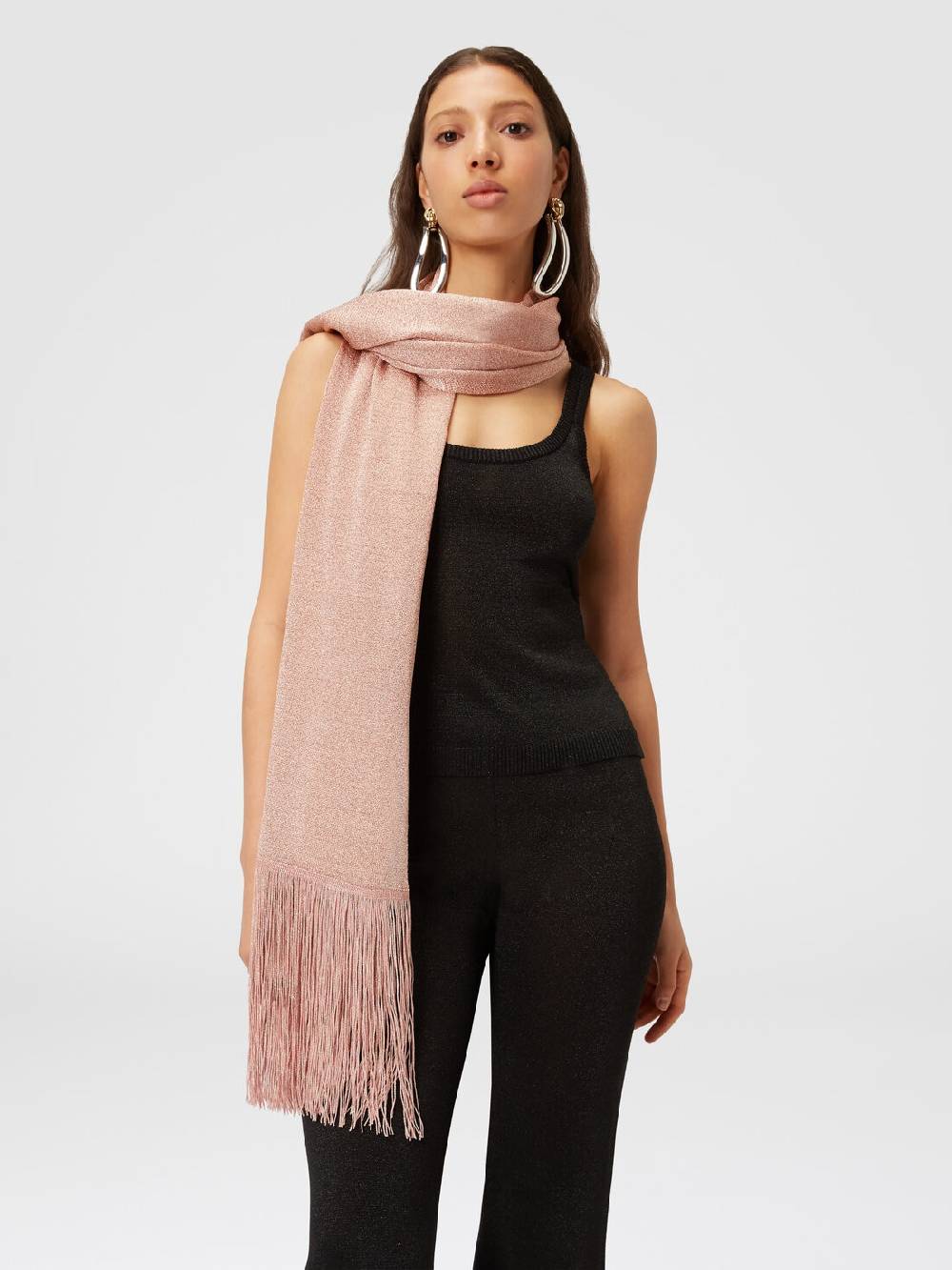 Missoni Stola in maglia di viscosa e nylon con frange Fino Al -60%