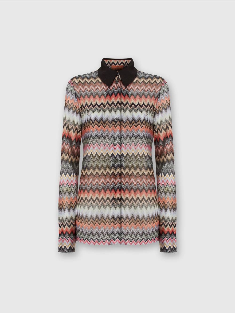 Missoni Camicia in cotone e viscosa zig zag Sottocosto
