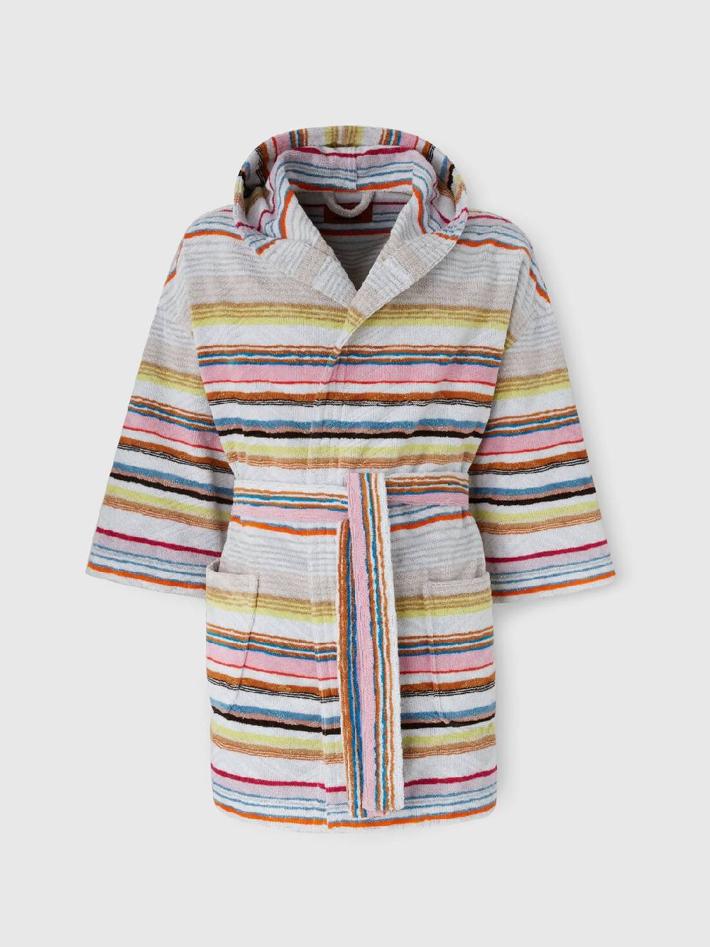 Missoni Accappatoio corto Moonshadow in spugna di cotone con lurex Sconto