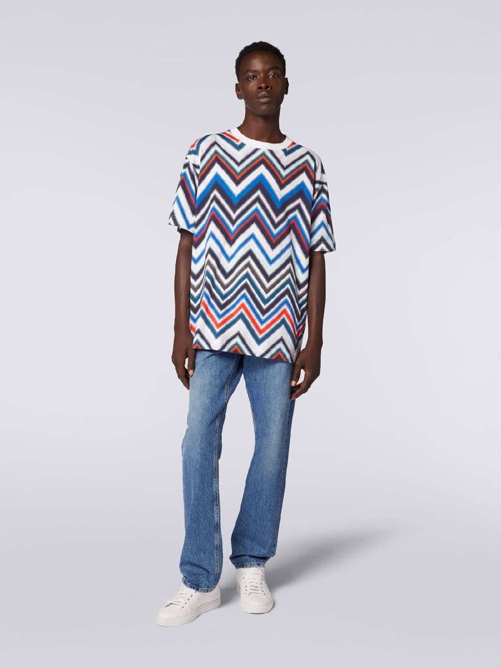 Missoni T-shirt oversize in cotone zig zag